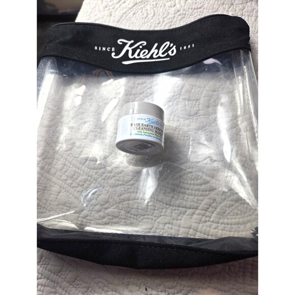Kiehls Rare Earth Deep Pore Cleansing Masque 0.5 Oz With Travel Pouch*New - Picture 1 of 5